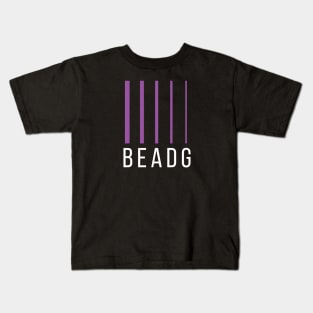 Bass Player Gift - BEADG 5 String - Purple Kids T-Shirt